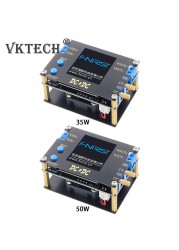 35W 3A/50W 4A DC CC CV Automatic Boost Potential Converter 0.5-30V Adjustable Power Supply Regulated Voltmeter Module