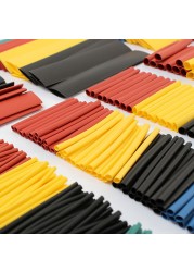 Colorful Flexible Assorted Sleeving Anti Corrosion Polyolefin Eco Friendly Home 2:1 Durable Halogen Free Heat Shrink Tube