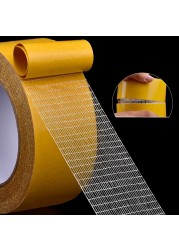 50M Double Sided Tape High Temperature Resistance PET Tape Transparent Impact Resistant Heat Resistant Strong Double-sided Adhesive
