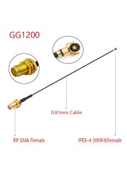 10pcs IPEX Cable SMA Female to uFL/u.FL/IPX/IPEX-1 IPEX 1 Male Plug WiFi Antenna RF Cable RG1.13 /0.81 Pigtail Extension Cable