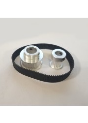 timing belt pulley GT2 40 teeth 20 teeth reduction 1:2/2:1 3D printer timing belt width 10mm bore 3.17 4 5 6.35 8 10 12 14mm