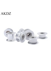 2GT idler pulley 20 teeth bore 5 8mm width bearing timing belt for 10 15mm 3D printer accessories screwing wheel