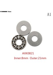 3pcs Plane thrust needle roller bearing AXK0821 + 2AS AXK2035 + 2AS AXK1024 + 2AS AXK1226 + 2AS AXK1528 + 2AS AXK2035 + 2AS NEW