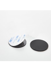 Round Silicone Rubber Gasket Black self-adhesive Seal washer Anti-skid Shock Absorption High Temperature Resistant furniture mat