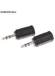 3.5mm stereo audio jack male to 2.5mm female 3.5 to 2.5mm adapter jack for headphones, computer, phone