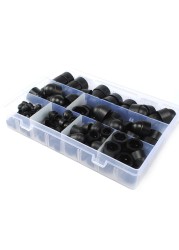 145pcs Combined Weatherproof Assorted Size Caps Portable Durable Exposed Hex Bolt Bolt Accessories Dome Cover Nut Protective