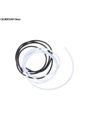 PVC 4 Cores Shielded Signal Wire Headphone Cable Cord Black White Dia 3mm DIY USB Cable 1m