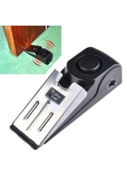 Block for Travel Security System Wedge-shaped Home Door Alarm Inductive Vibration Warning Wireless Floor Desk Metal