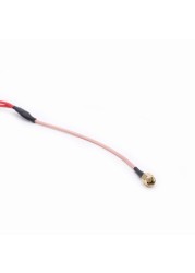 100pcs RG316 RF Coaxial Cable SMA Male Plug to Dual Alligator Clip Red and Black Tester Lead Wire Connector 50cm