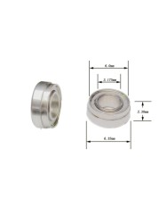 10pcs Stepped Integral Bearings SR144TLKZ1WN for KAVO 625/630/640/636/550/650 3.175x6.35x5.98x2.78mm