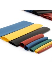 Durable Home Assorted Sleeving Anti Corrosion Polyolefin Flexible Halogen Free Eco Friendly Colorful 2:1 Heat Shrink Tube