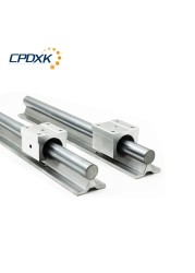 2pcs SBR12/SBR16/SBR20 L1000mm Linear Guide Rail + 4pcs SBR12/16/20UU Linear Bearing Blocks for CNC Machining Part