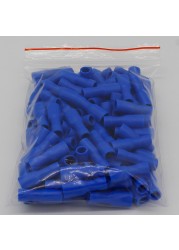 FDFD1.25-187 FDFD2-187 insulating Female Insulated Electrical Crimp Terminal Connectors 100PCS/Pack Cable Wire Connector FDFD