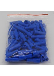 FDFD2-187 FDFD2.5-187 Female Insulated Electrical Crimp Terminal for 1.5-2.5mm2 Connectors 100PCS/Pack Cable Wire Connector FDFD