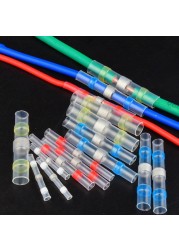 250 PCS Boxed,Wire Connector,Solder Butt Thermoresistant Tube,Solder Ring Terminal,Heat Shrink Sleeve,Waterproof Insulation