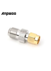 F Type Female Jack to SMA Female Socket Straight RF Coax Adapter F to SMA Plug