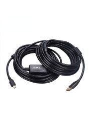 10M 12M 15M USB Type A to Mini USB Data Sync Cable 5 Pin B Male to Male Charging Cable Line for MP3 MP4 Camera NEW