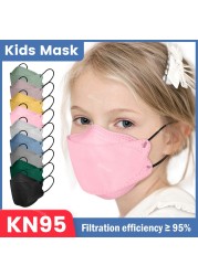 kids fish mask ffp2mascarillas fpp2 niños kids protective mask 4-12 years old korean kn95masque ffp2 niños