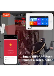 Awaywar - Smart Home Security Alarm System Wi-Fi GSM 4.3 Inch Touch Screen Remote Control With APP RFID Activation