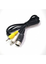 High Quality AV Audio Video Cable for SEGA Mega Drive 1 RCA Cord for Genesis 1