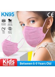 10-100pcs FFP2 Reusable Baby Mask CE Approved FPP2 Mascarillas Infantil 5 Layer Filter ffp2kids mask kn95 mascarillas niños