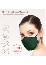 10-100pcs Mascarillas FFP2 homology adas Morandi KN95 Face Mask FPP2 Respirator 4 Ply Adult Mascherina FFPP2 Colorful Masque FFP 2