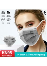 10-200pcs KN95 Masks Mascarilla fpp2 homologada 5 Layers CE Disposable Face Mask Activated KN 95 Mascarillas FPP2 FFP2mask