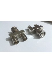 BNC Male to 2 Double BNC Female Y Grain Adapter