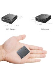 Smallest HD 1080P WiFi XD Mini Camcorder Night Vision Micro HD Camera Motion Detection DV Security Camera DVR Support Hidden TF