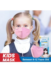 Elo FPP2 Masks For Kids 6-12 Years Korean Fish Mascarilla Infantil FPP2 Resale 4 Layers FFP2 KN95 Mask For Kids