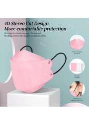 Morandi ffp2mascarillas fpp2 mask adult fish mask protective face mask 4-layer KN95 mascarilla fpp2 homology ada masque ffp 2