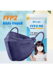 Elough KN95 Mascarillas Niños FFP 2 6 A 12 Años Masks Certified Fish for Kids FPP2 Masks FP2 Mascarilla FFP2 Infantil ffp2fan for Kids