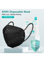 KN95 mascarillas fpp2 mascherina ffp2 face mask Certified face mask 95% Adlut filter Disposable masks KN95 masque fp2 mascara mascqrillas