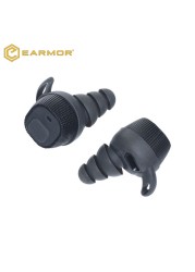 EARMOR M20 Tactical Electronic Earplug Noise Reduction Earpiece for Training Shooting/Law Enforcement High Noise Environments