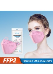 CE FFP2 Mascarilla FPP2 قناع الوجه هومولوكادا وافق صحية قابلة لإعادة الاستخدام Mascherina ffpp2 fpp3 قناع الوجه ffp2masque KN95 Mascarillas