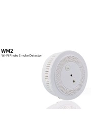 VStarcam Smart Home WiFi Smoke Detector Household Carbon Monoxide Gas Fire Alarm Sensor Camera APP Security Monitor