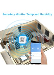 Tuya 2022 WIFI Temperature Humidity Sensor For Smart Home var SmartLife With Screen Support Alexa Google Phone