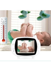 3.5 Inch LCD Screen 2.4G Digital Wireless Video Voice Control Night Security Camera Viewer 2-way Talk Baby Monitor