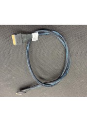 Slim SAS 4.0 SFF-8654 8i 38pin to SFF-8654 Raid Cable 79cm