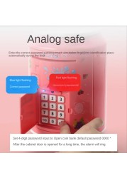 Net red Vibrato piggy bank children fingerprint password can be stored and pull anti-fall locks