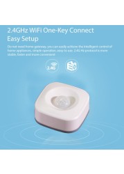 Tuya Smart Sensor Compatible with Google Home IFTTT Voice Assistant Works Standalone Can Connect Two Smart Home Devices