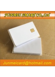 SLE 4428 Contact IC Chip Big - White PVC Smart Card 30mil Glossy Card Blank Contact Card