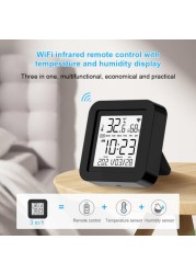 Wifi Temperature Sensor Humidity Indoor Hygrometer Thermometer Detector Smart Life Remote Control Support Alexa Google Home Hot