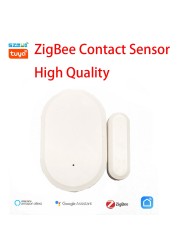 ZigBee Window Door Sensor for Tuya APP Open Entry Smart Security Alarm Compatible Work with Alexa Hub Required ZigBee Gate