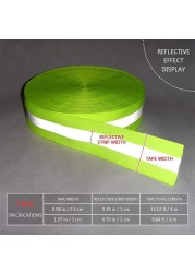 Sewing Tape Garment Safety Luggage Tape Reflective Fluorescent Warning Tape