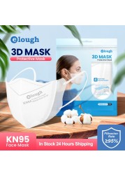 Elough mascarillas fpp2 3D Face Mask mascarilla kn95  fpp2 homologada españa KN95Mask Adult 4 Layers FFP2 Respirator Approved CE