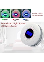 Home Security Protection Personal Alarm Carbon Monoxide Alarm Electrochemical Infrared Photoelectric Smoke Detector