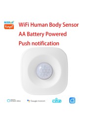 Tuya Smart Wireless Motion Sensor Smart Home Security Alarm Sensor Human Body Movement Detection Sensor Smart Life Control