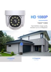 Security Protection Camera WiFi PTZ IP Camera Speed ​​Dome Outdoor Video Surveillance 1080P Auto Tracking IP66 Waterproof Camera