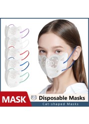 Disposable Masks Adult 3 Ply Protective Face Mask Women Non-woven Filter Face Mask Mascarillas quiurgicas homology adas